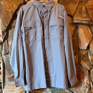 Men's Gray Lightweight Shirt Jacket